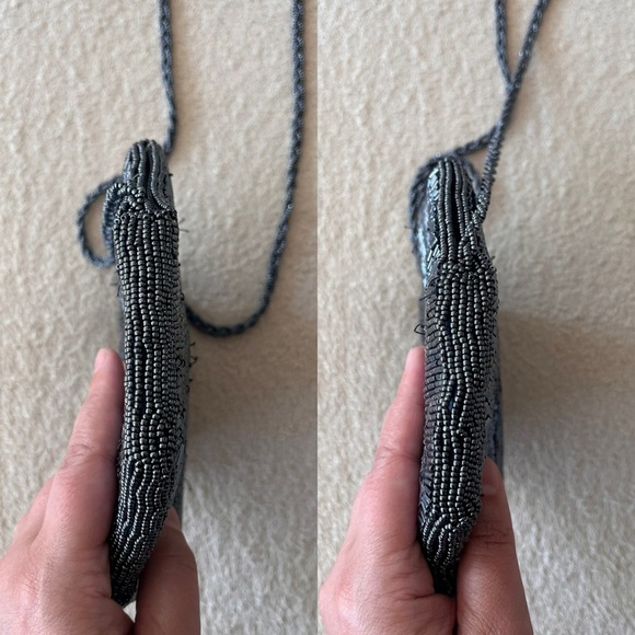 Vintage 1980s Beaded Octagon Clutch – Art Deco Glam - Picture 10 of 12